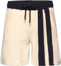 Javier Towel Sports Shorts Shorts Sweat Shorts Creme Les Deux*Betinget Tilbud