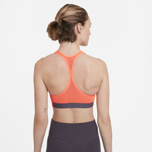 Nike Swoosh Women's Medium-Support 1-Piece Pad Logo Sports Bra - Orange