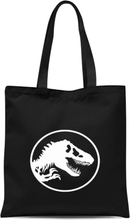 Jurassic Park Circle Logo Tote Bag - Black