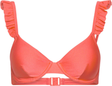 Women Beach Tops With Wire Underwire Swimwear Bikinis Bikini Tops Wired Bikinitops Pink Esprit Bodywear Women