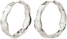 Julita Recycled Hoop Earrings Accessories Jewellery Earrings Hoops Silver Pilgrim