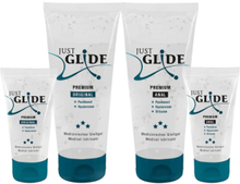 Just Glide: Premium Set Glidmedel, Original & Anal