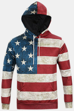Mens Hoodies Original Flag Printing Fashion Casual Sport Hooded Tops