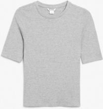 Fitted soft t-shirt - Grey