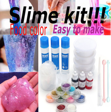 DIY Slime Kit Kids Clay Slime Crystal Mud Jelly Magic Plasticine Intelligent Toy