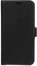 Essentials, Huawei P20 Lite, Læder wallet 3 kort, sort