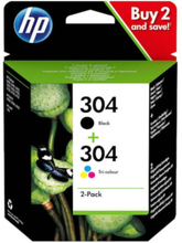 HP 304 Bläckpatroner 2-pack
