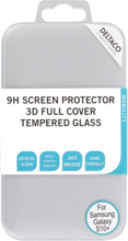 DELTACO screen protector, Galaxy S10+, 3D curved, full screen glass