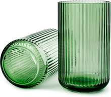 Lyngby Porcelæn Vase 25cm Grønn Glass