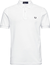 Plain Fred Perry Shirt Polos Short-sleeved Hvit Fred Perry*Betinget Tilbud