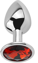 Afterdark Red Rubby Anal Plug L Buttplug metal