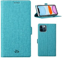 VILI K Series Cross Texture Leather Phone Cover Case with Card Slots and Cash Pocket for iPhone 12/1