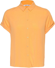 Majan Ss Shirt 9942 Kortermet Skjorte Oransje Samsøe Samsøe*Betinget Tilbud