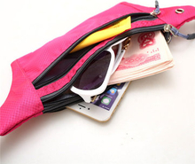 Outdoor Running Waist Bags Hiking Belt Phone Bags Sports Zipper Gym Bags Anti-theft Coin Bags