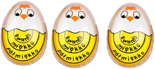 3 st påminnelse om kokt ägg, färgskiftande tecknad äggtimer, specifikation: Yellow Chick