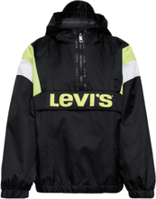 Levi's Colorblocked Anorak Outerwear Jackets & Coats Anoraks Svart Levi's*Betinget Tilbud