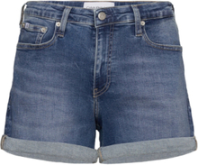 Mid Rise Shorts Bottoms Shorts Denim Shorts Blue Calvin Klein Jeans