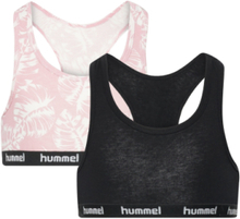 Hmlcarolina Top 2-Pack Night & Underwear Underwear Tops Multi/mønstret Hummel*Betinget Tilbud