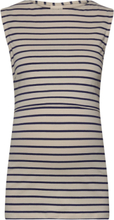 Sim S/L Top Tops T-shirts & Tops Sleeveless Multi/patterned Boob