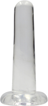 Crystal Clear non realistic dildo 13 cm, Clear