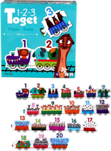 Animal 123 Learning Puzzle Train Toys Puzzles And Games Puzzles Pedagogical Puzzles Multi/mønstret Barbo Toys*Betinget Tilbud