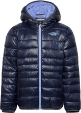 Levi's® Sherpa Lined Puffer Jacket Fôret Jakke Blå Levi's*Betinget Tilbud