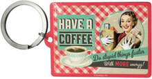 Say it 50's: Have a Coffee Sleutelhanger