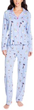 PJ Salvage Playful Prints Pyjama Hellblau Small Damen