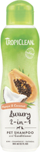 Schampo/Balsam Tropiclean Papaya/Kokos 2in1 592ml