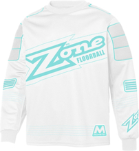 Zone Monster Goalie Sweather White/Light Turquoise S