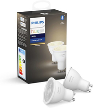 Philips Hue White Smart LED-pære GU10 400 lm 2-pk.