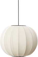 Knit-Wit 45 Round Pendant Home Lighting Lamps Ceiling Lamps Pendant Lamps White Made By Hand