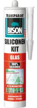 Bison siliconenkit glas transparant