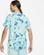 NikeCourt Dri-FIT Victory Men's Printed Tennis Top - Blue