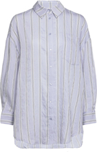 Shirt Tops Shirts Long-sleeved Blue Sofie Schnoor