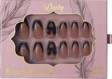 Dashy 24 Nails Couture Kit Black Ribbon