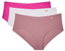 Under Armour Trusser 3P Pure Stretch Hipster 1325 Rosa/Hvid Small Dame