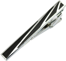 Men's Silver Tone Men Metal Necktie Tie Bar Clasp Clip Clamp Pin