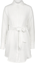 Hvit Ella;Il Live Crepe Dress White Kjole