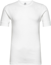 Dovre T-Shirts 1/4 Ærme Organi Underwear Night & Loungewear Pyjama Tops White Dovre