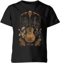 Coco Guitar Poster Kids' T-Shirt - Black - 3-4 Years