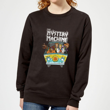 Scooby Doo Mystery Machine Heavy Metal Women's Sweatshirt - Black - XS