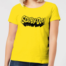 Scooby Doo Retro Mono Logo Women's T-Shirt - Yellow - S - Yellow