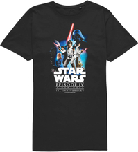 Star Wars - A New Hope - 45th Anniversary Composition Unisex T-Shirt - Black - XS