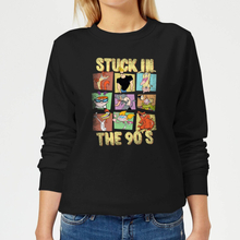 Cartoon Network Stuck In The 90s Women's Sweatshirt - Black - XS