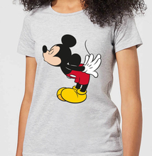 Disney Mickey Mouse Mickey Split Kiss Women's T-Shirt - Grey - S