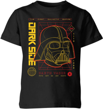 Star Wars Darth Vader Grid Kids' T-Shirt - Black - 5-6 Years