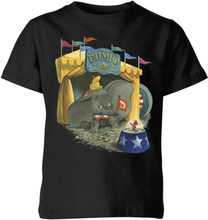 Dumbo Circus Kids' T-Shirt - Black - 3-4 Years - Black