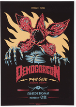 Stranger Things The Demogorgon Fan Club Giclee Art Print - A4 - Print Only