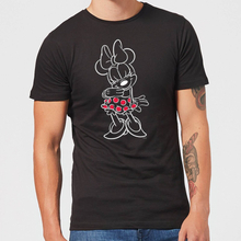 Disney Mini Mouse Line Art Men's T-Shirt - Black - M - Black